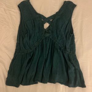 Teal tank top